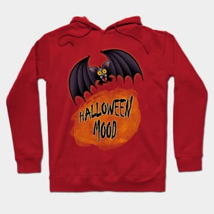 Halloween Mood Bat Cartoon Hoodie